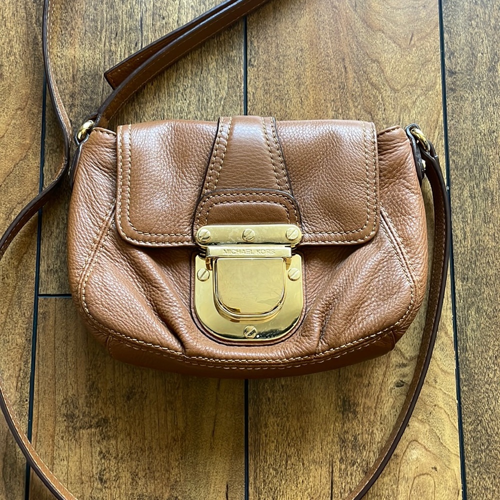 Michael Kors Leather Mini Crossbody